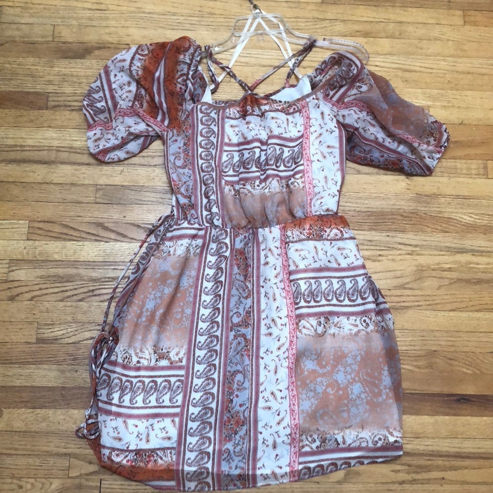 BCBGeneration cold shoulder dress